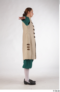  Photos Woman in Medieval civilian dress 1 Medieval clothing beige jacket t poses whole body 0001.jpg